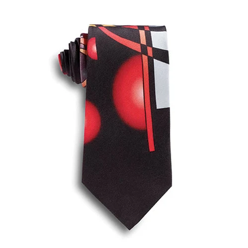 Four Color Process Custom Polyester Tie 1