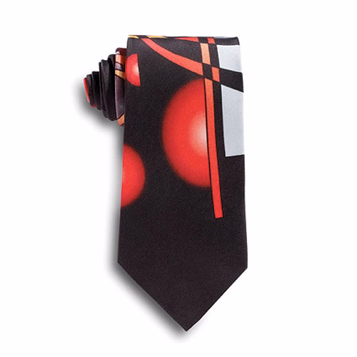Four Color Process Custom Polyester Tie