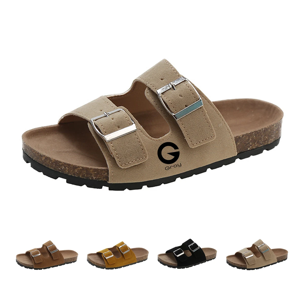Slippers with Adjustable Strap 1
