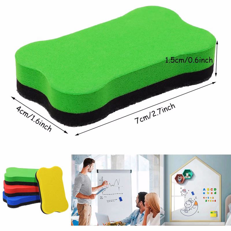 Small Magnetic Dry Eraser Chalkboard Cleaners Wiper