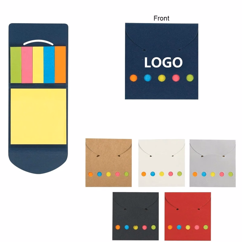 Sticky Notes And Flags In Pocket Case