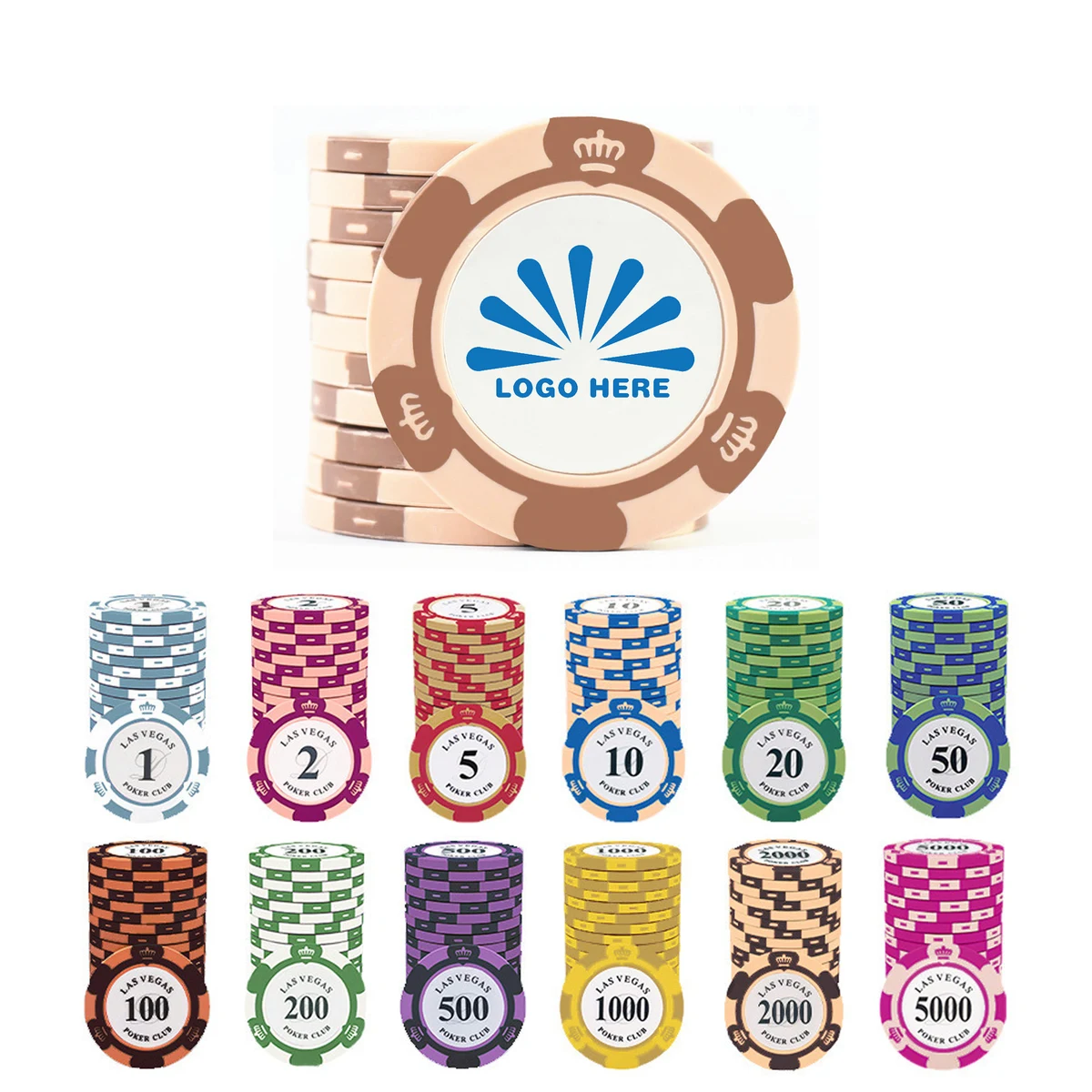 High Grade Double Side Thick Ceramic Chip MOQ 20 1