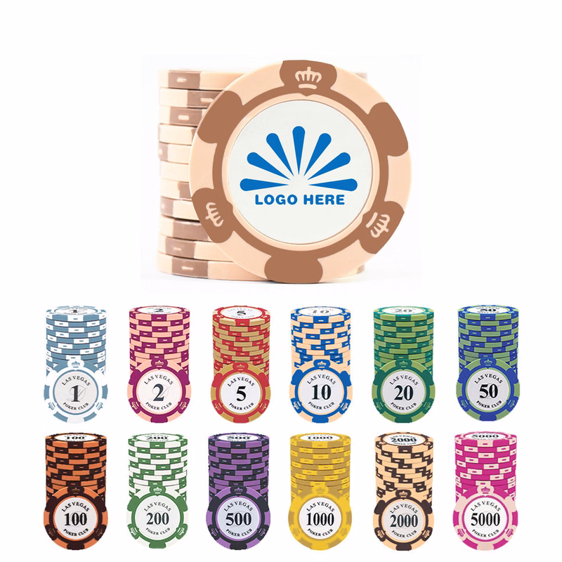 High Grade Double Side Thick Ceramic Chip MOQ 20