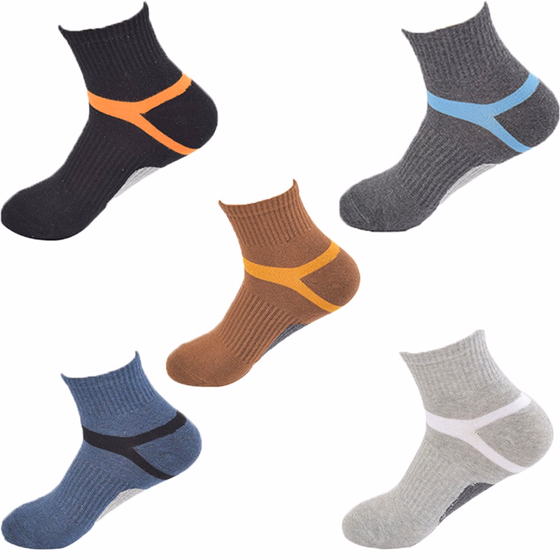 Contrast Color Running Sports Short Socks