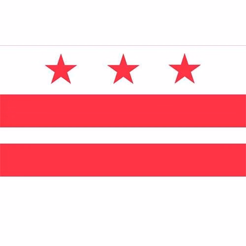 District of Columbia Flag - 3' x 5' - Polyester