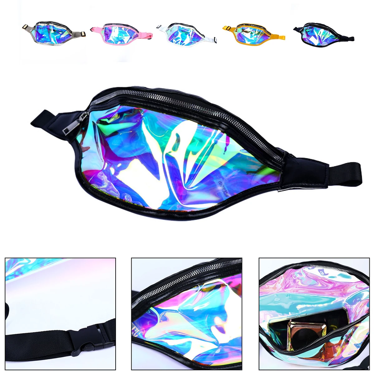 Holographic Clear Fanny Pack 1