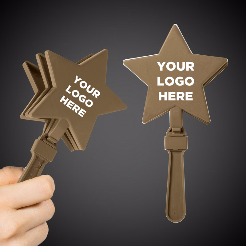 7" Gold Star Hand Clapper(Imprintable)