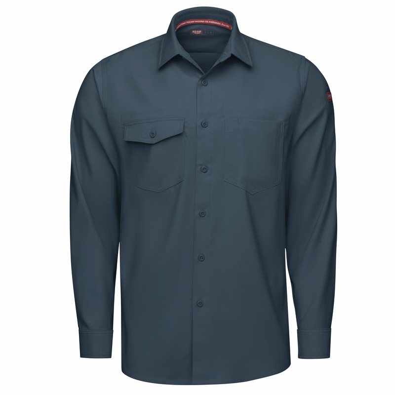 Red Kap® Men's Cooling Long Sleeve Work Shirt