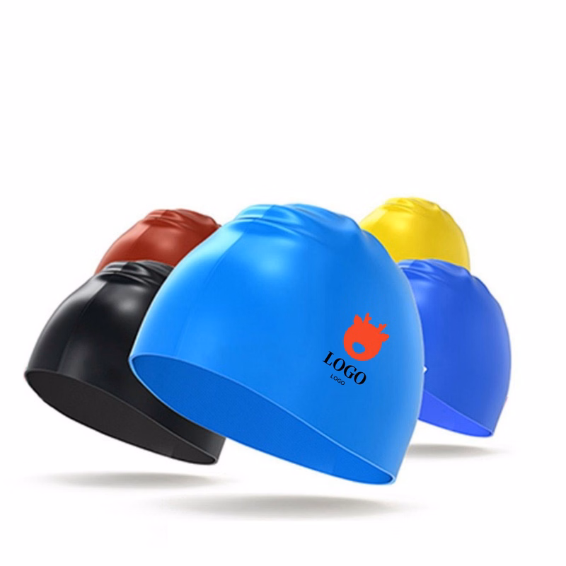 Unisex Swim Caps Flexible Silicone Bathing Hats
