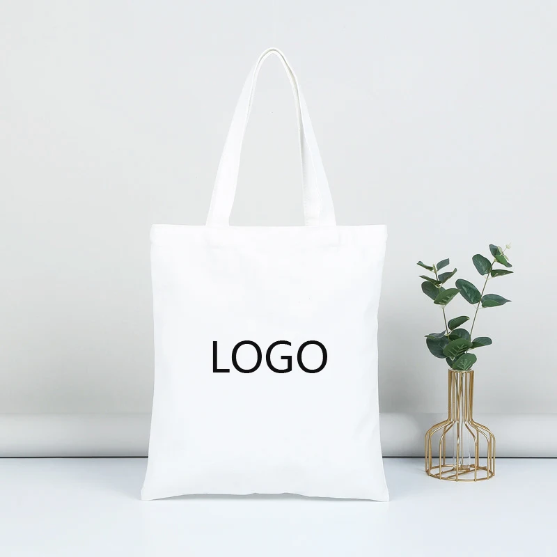 Custom 12OZ 100% Cotton Canvas Tote Bag, custom tote bag with logo imprint 1