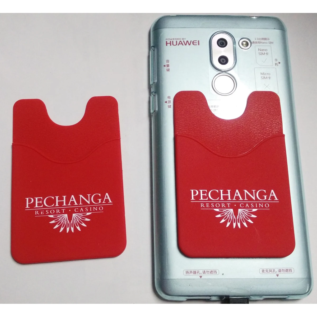 Curved Silicone Card Holder/Phone Wallet 1