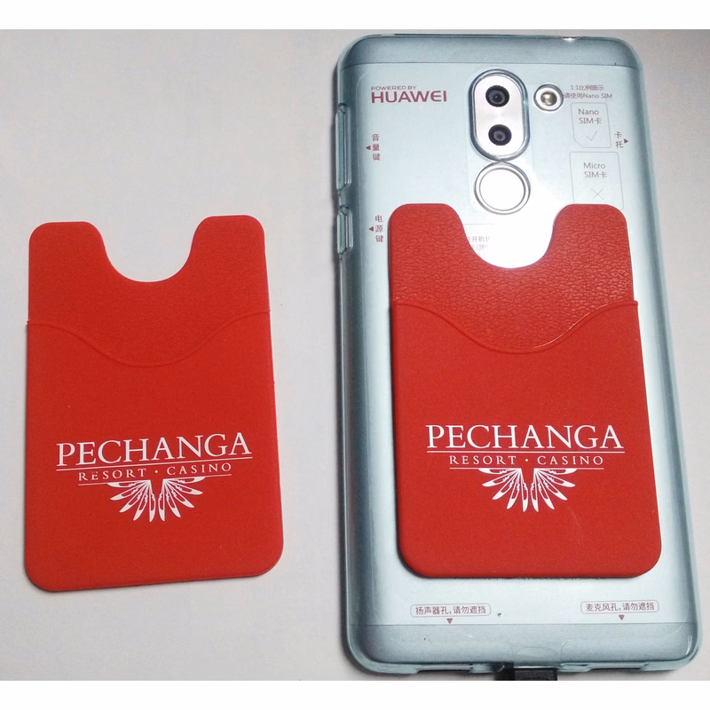 Curved Silicone Card Holder/Phone Wallet