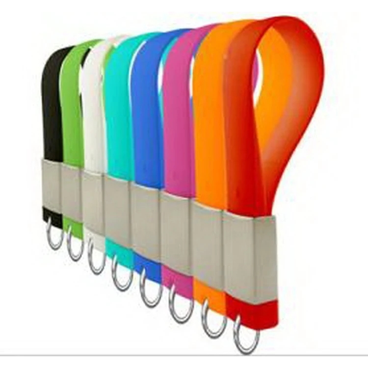 Silicone Keychain Wristband USB Flash Drive 4GB 1