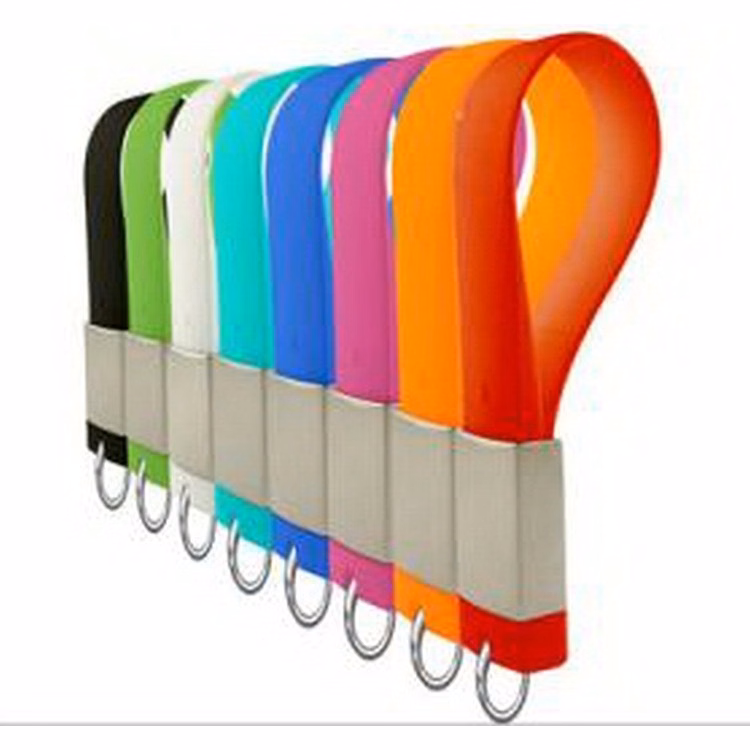 Silicone Keychain Wristband USB Flash Drive 4GB