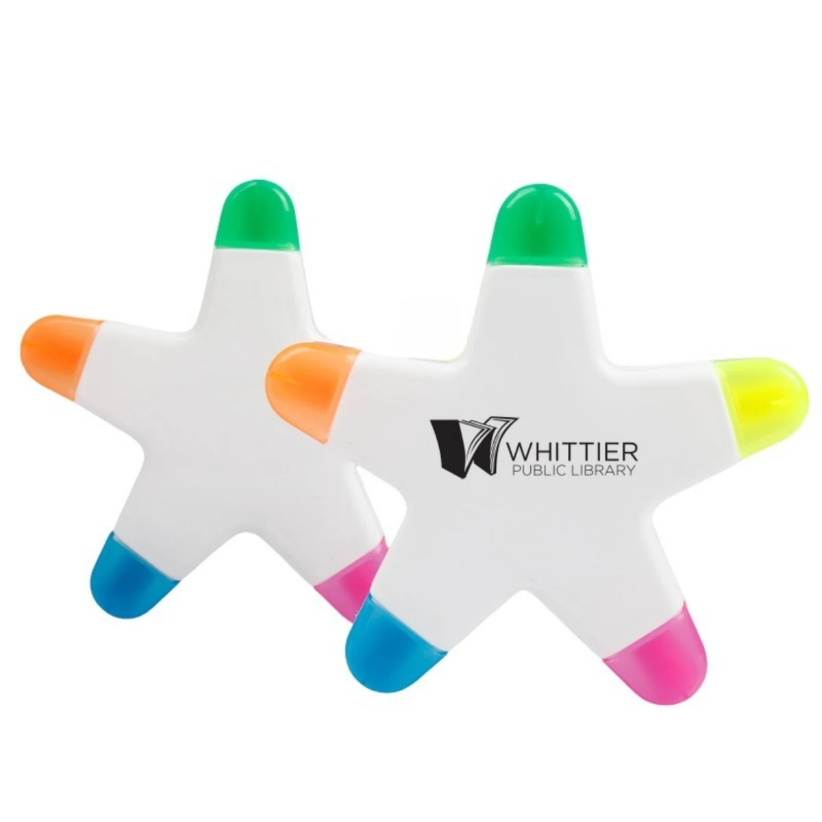Five Color Star Shaped Highlighters 1