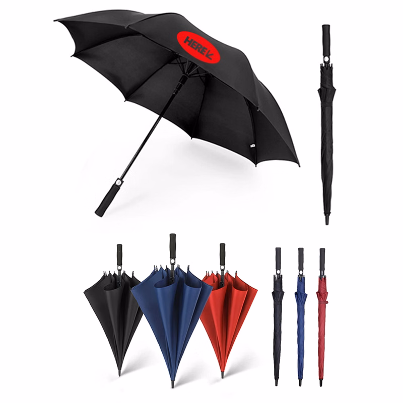 Lightweight Golf Long 8 Ribs Fiber Umbrella