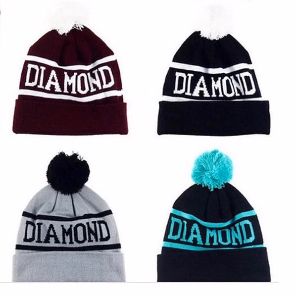100% Acrylic Knitted Beanie Hat Cap