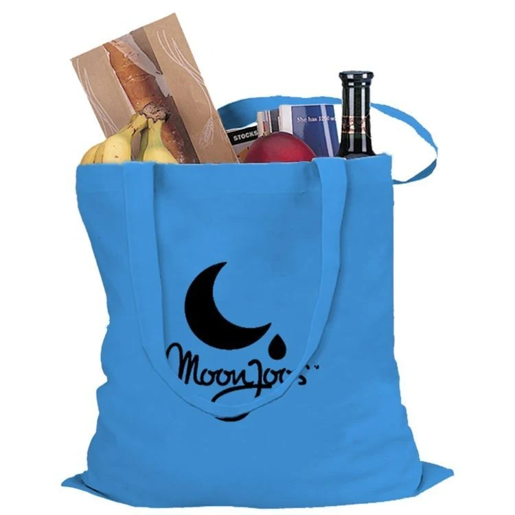 Economical 6 Oz. Cotton Tote Bag (15"x16"), custom tote bag with logo imprint 1