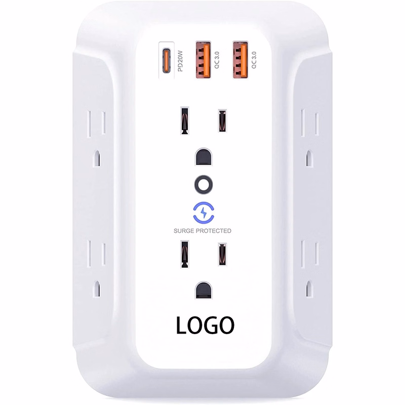 USB Wall Outlet Extender Surge Protector
