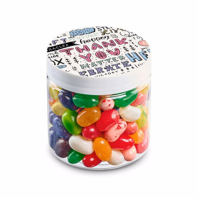 4 OZ JAR OF JELLY BEANS