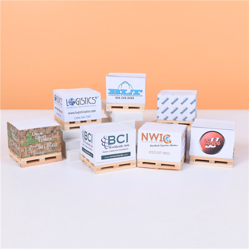 Custom Wooden Pallet Cube Sticky Notes
