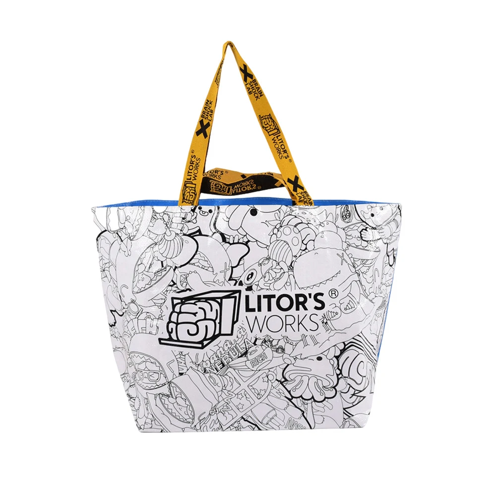 The Woven Bag/ Snakeskin Tote Bag 1