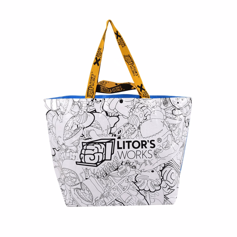 The Woven Bag/ Snakeskin Tote Bag