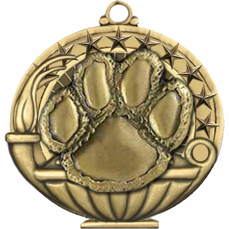 Stock Academic Medals: Paw
