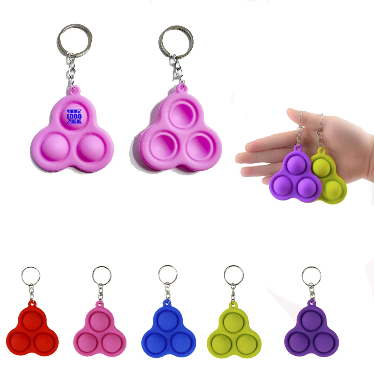 Handheld Mini Compression Toy Keychain 1