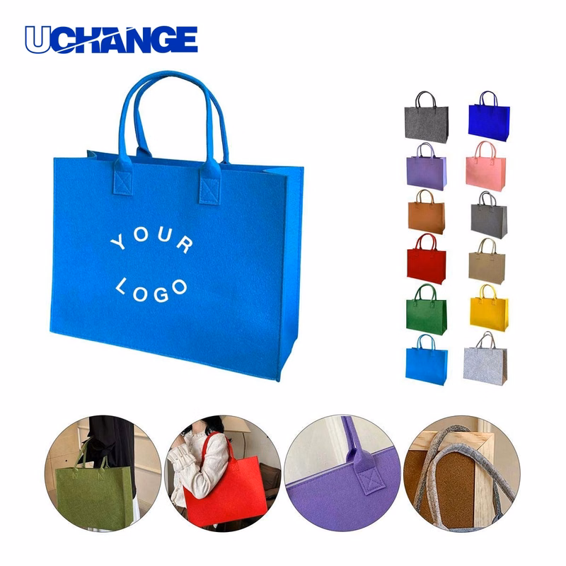 Compact Felt Tote Bag Carrier for Promotions