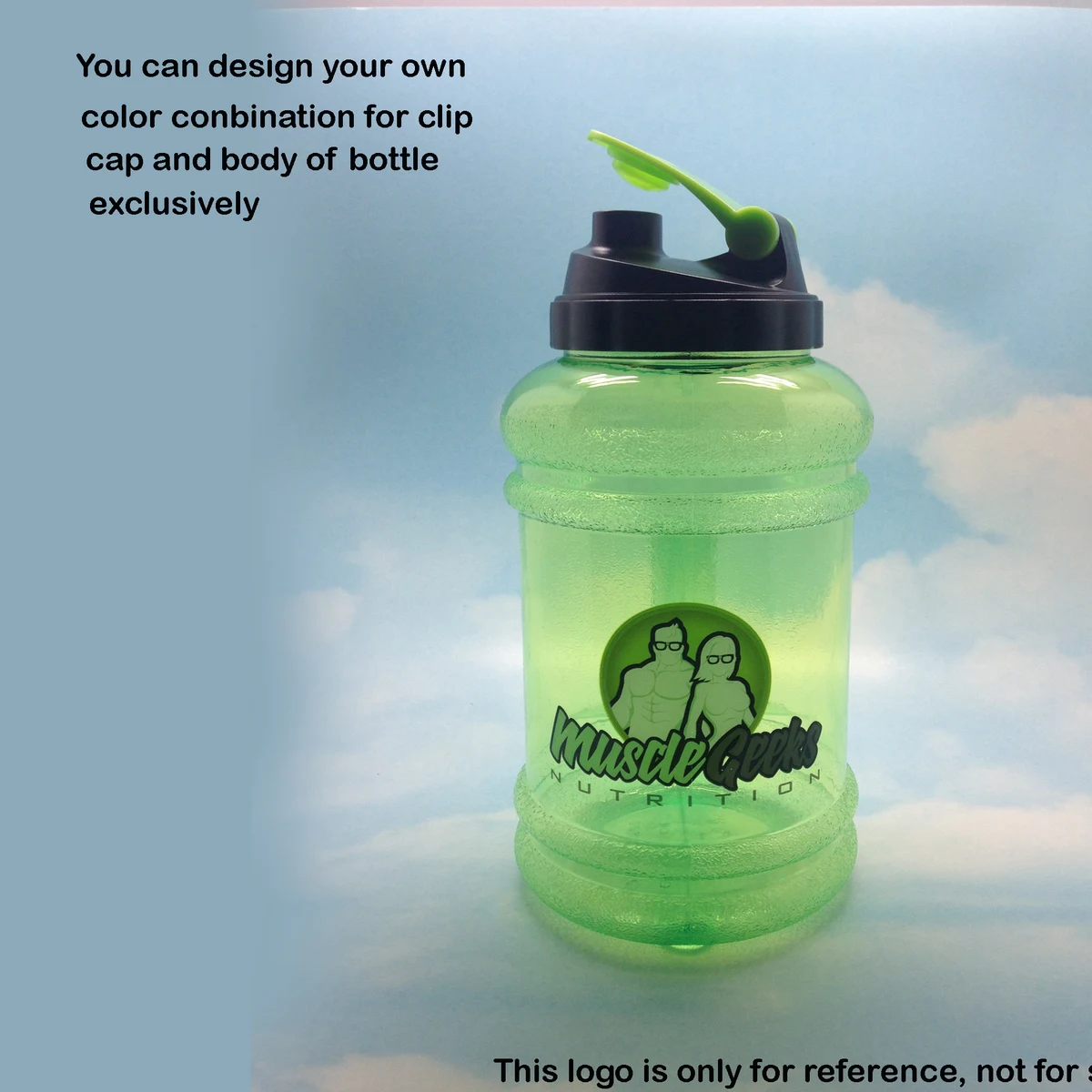 Jumbo Sports Water Bottle, 2.1 LT/ 73 OZ *Customize this Bottle* 1