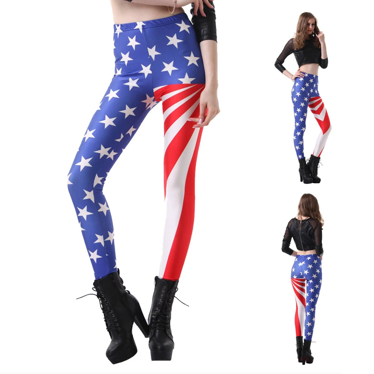 American flag all-one leggings 1