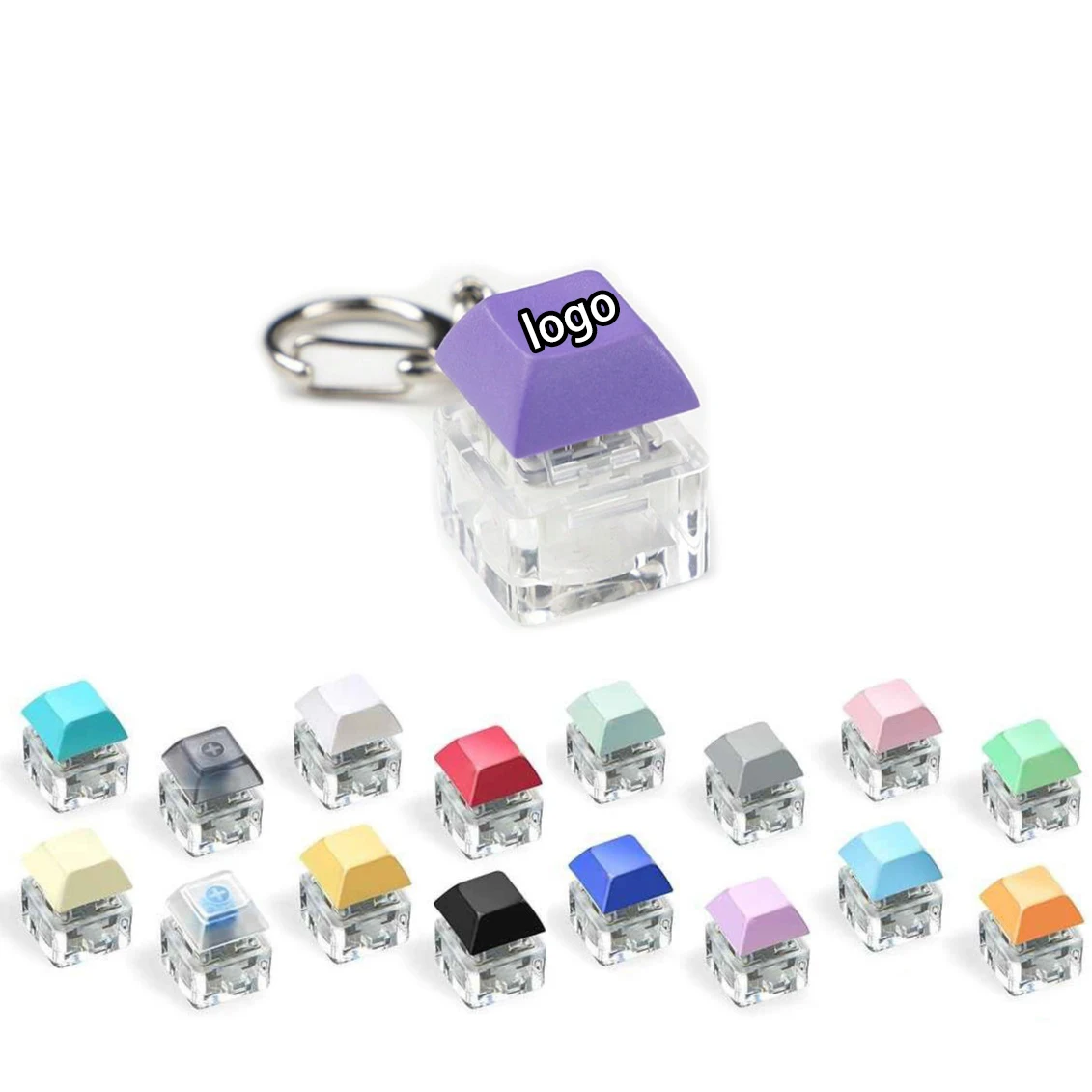 Stress-Relief Keycap Keychain 1