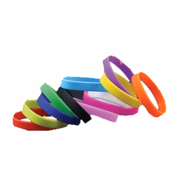 Multi-color Silicone Bracelets With Your Logo
