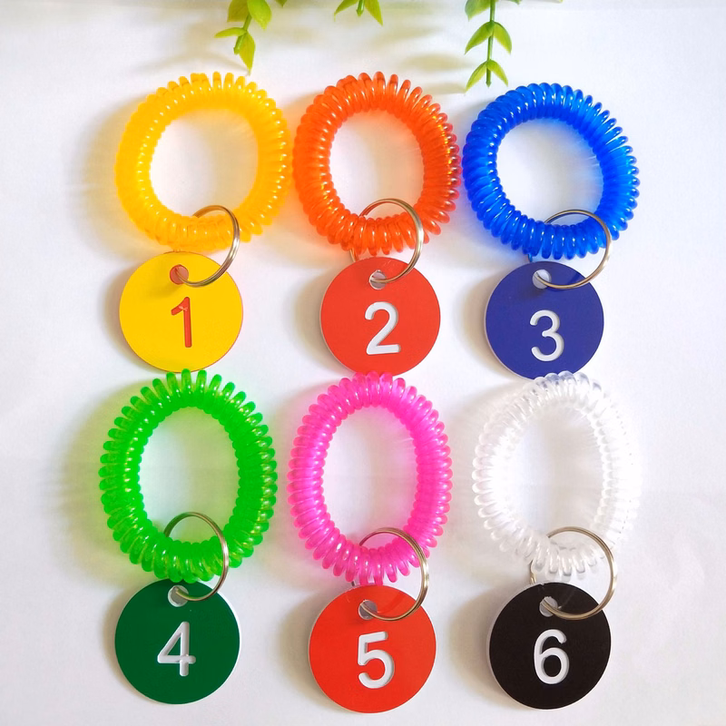 High Quality Stretchable Spiral Key Chain