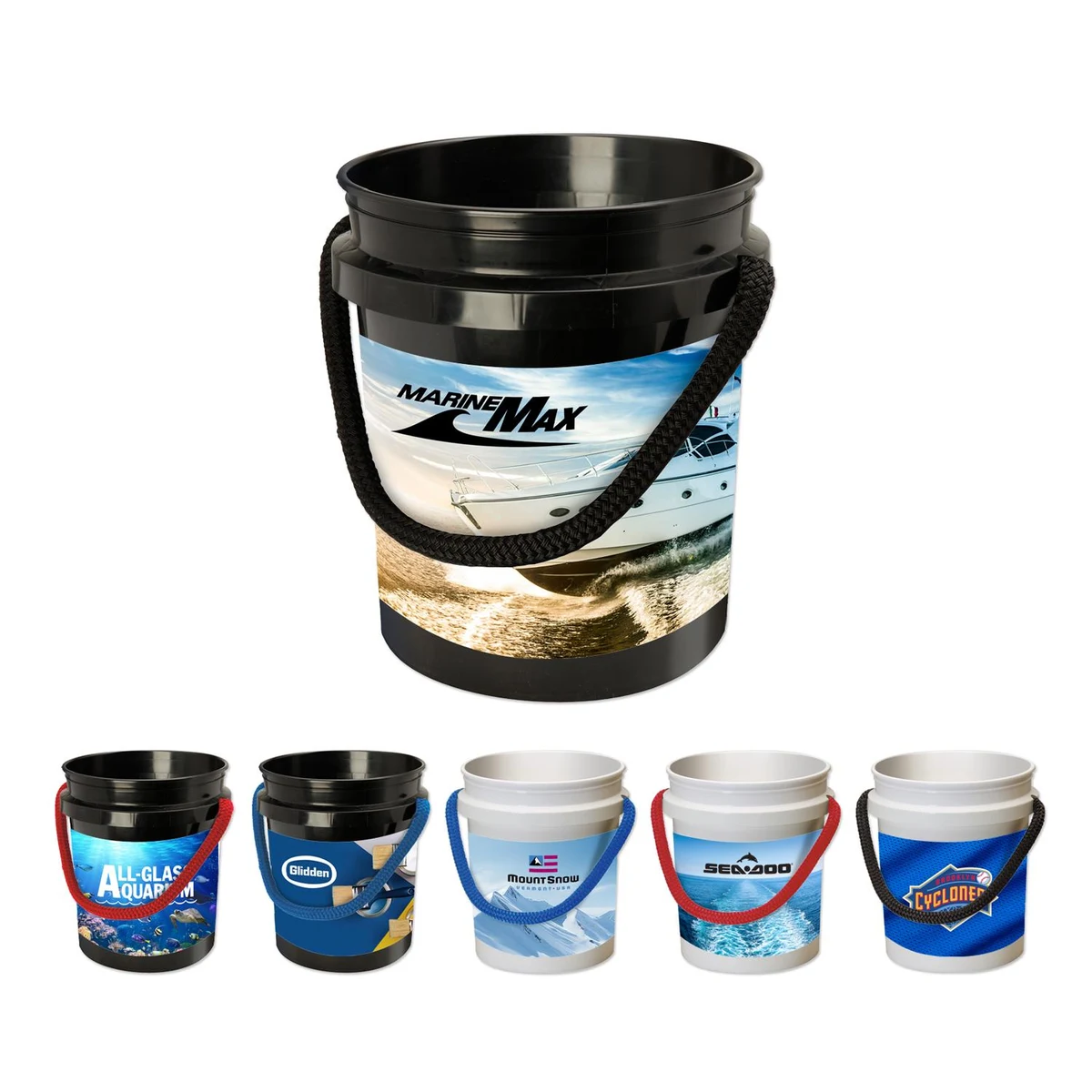 5 Gallon Custom Rope Handle Bucket 1