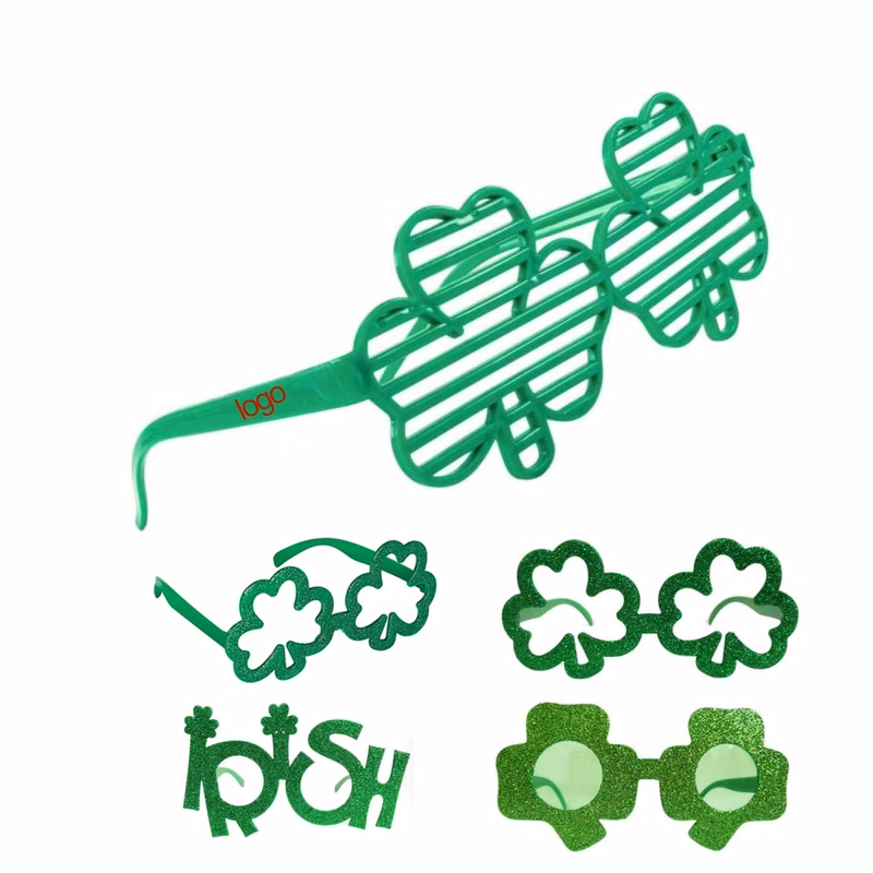 St. Patricks Day Shamrock Glasses