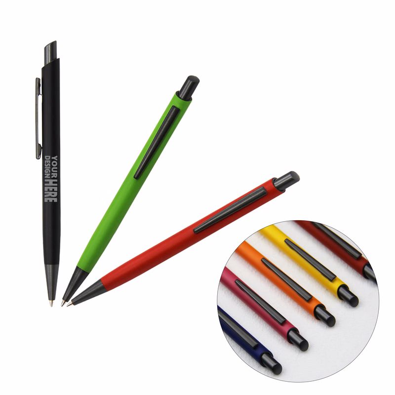Half Metal Promotional Click Pen With Logo