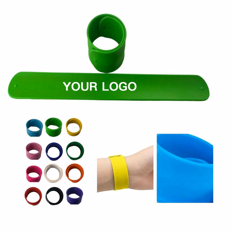 Durable Silicone Slap Wristband Waterproof