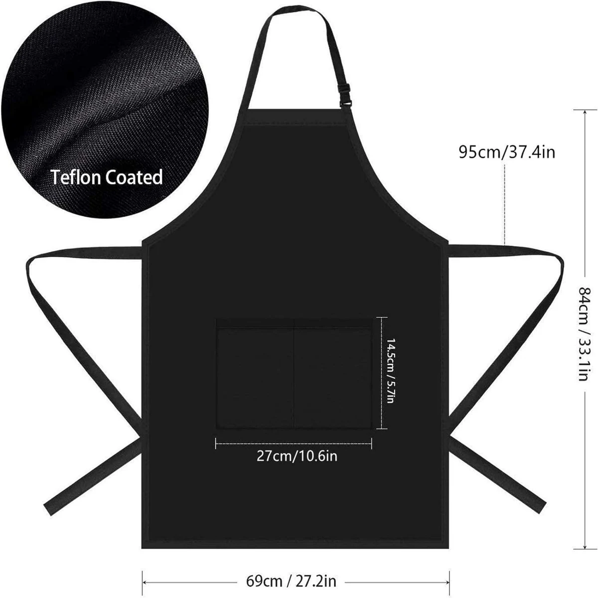Chef Apron for Men and Women Professional for Cooking With Pockets 1