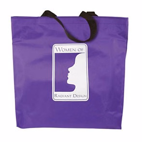 Nylon Tote w/Gusset (13"x14"x3")