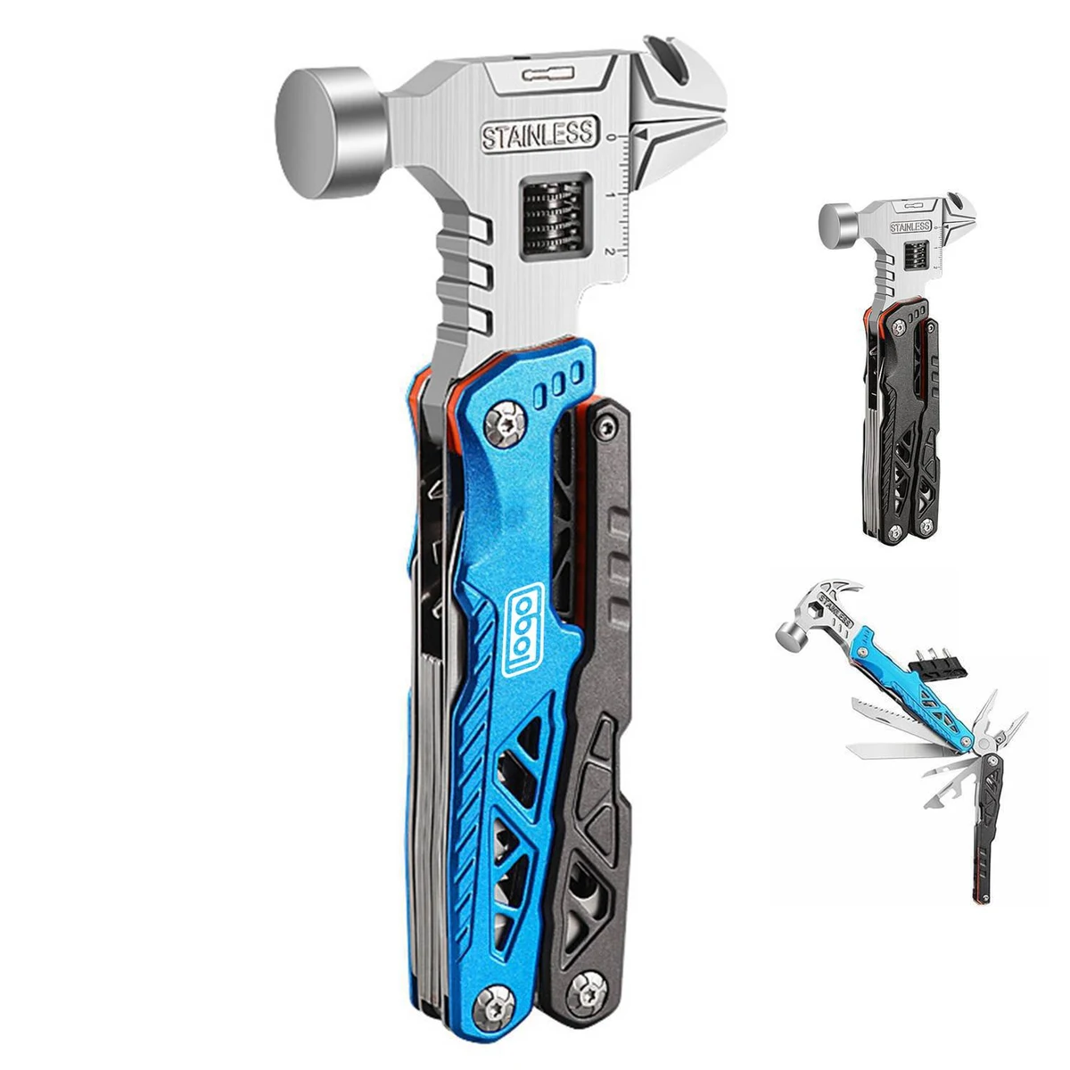 Outdoor Portable Multifunctional Wrench Hammer Pliers 1