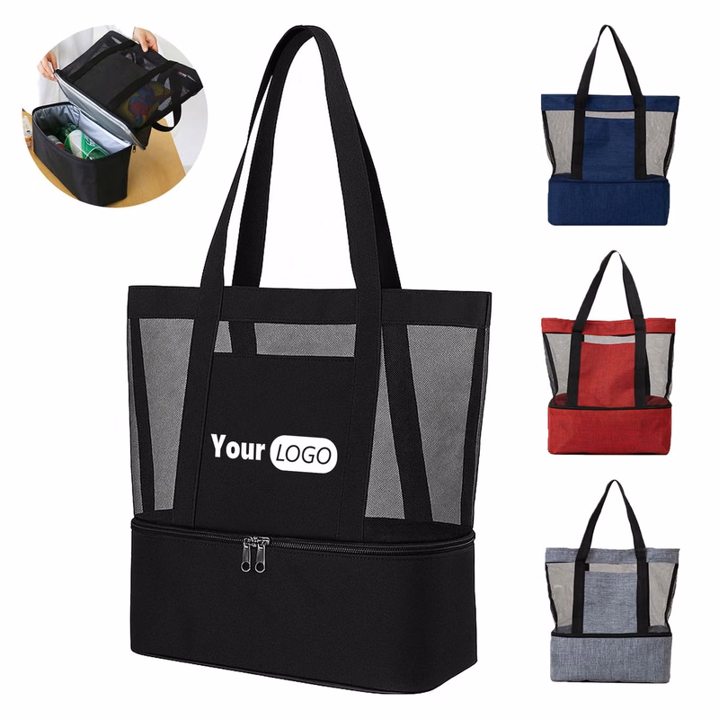 Insulated Mesh Tote Bag