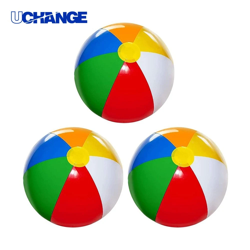 9" Classic Rainbow Beach Ball 1