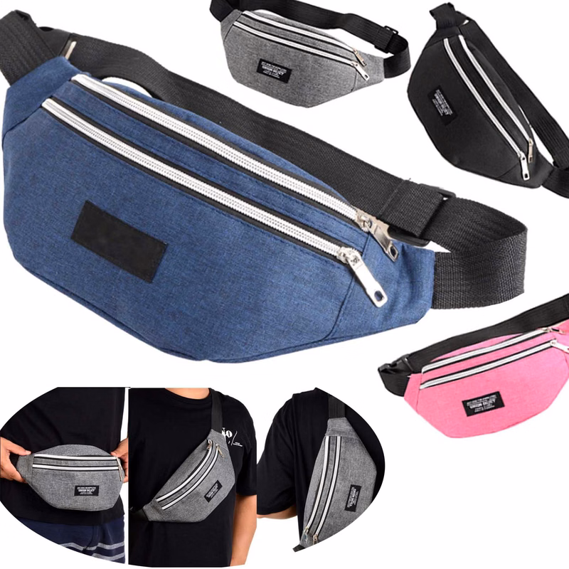 Waterproof Zipper Belt Fanny Pack