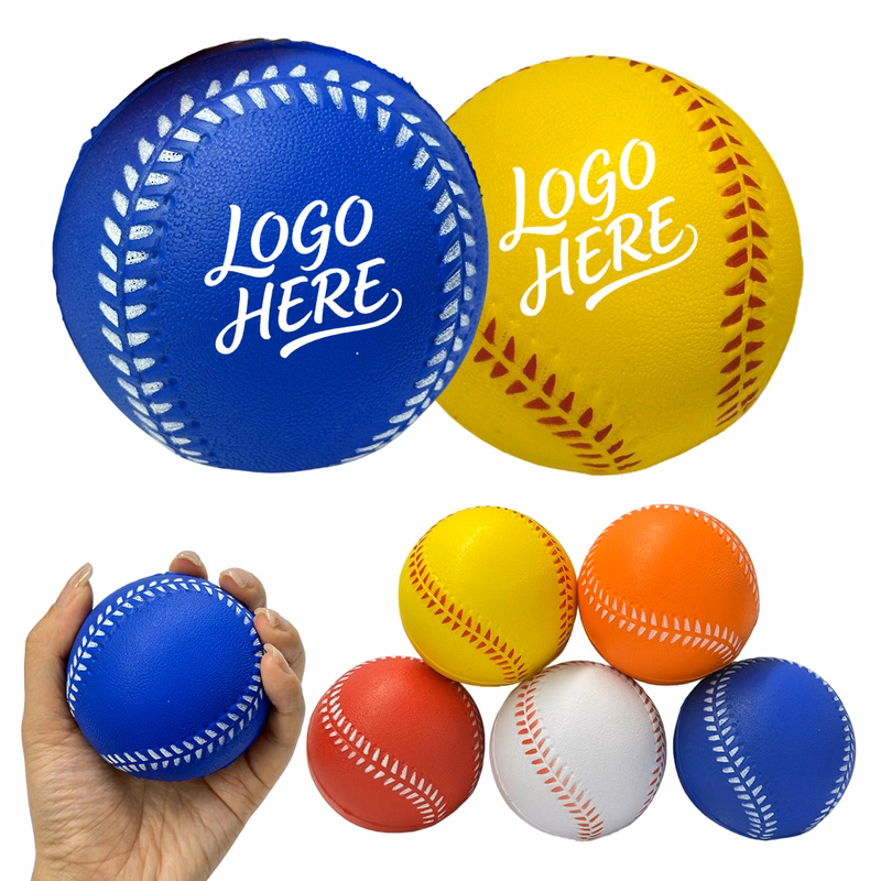Pu Soft Baseball Sponge Stress Relief Ball