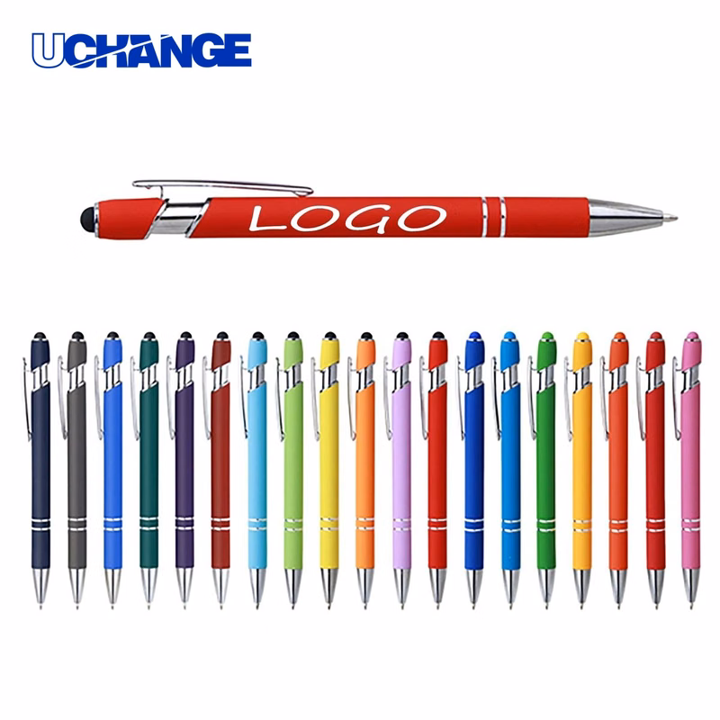 Multi Color Metal Touch Screen Ballpoint Pen for Tech
