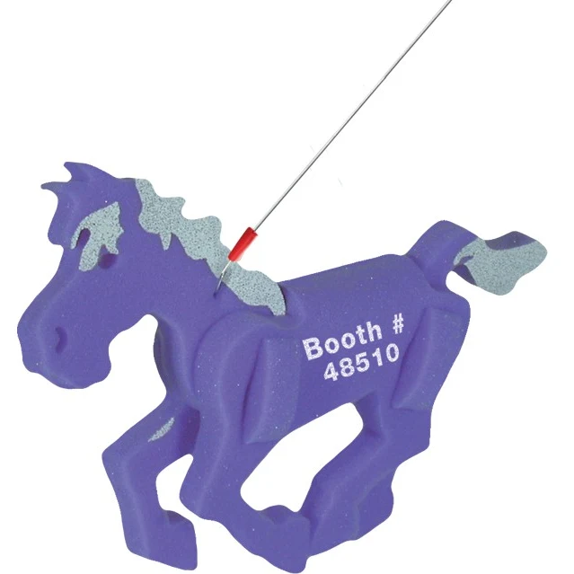 Horse on a leash 1