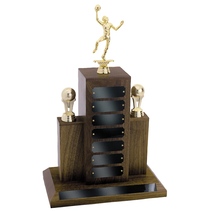 Solid Walnut Perpetual Trophy 1