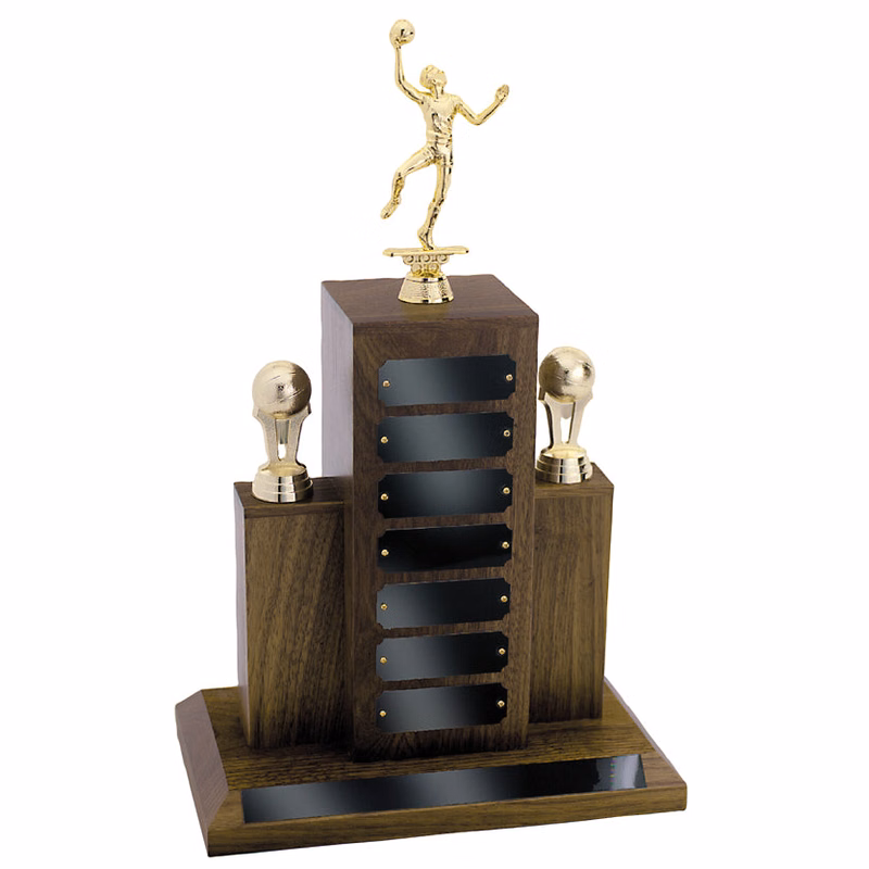 Solid Walnut Perpetual Trophy
